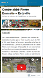 Mobile Screenshot of centreabbepierreemmausesteville.wordpress.com