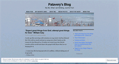 Desktop Screenshot of patavery.wordpress.com