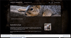 Desktop Screenshot of garbledincommunication.wordpress.com
