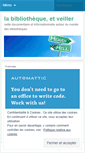 Mobile Screenshot of bibenveille.wordpress.com