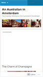 Mobile Screenshot of anaustralianinamsterdam2011.wordpress.com