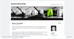 Desktop Screenshot of myexecutivecareer.wordpress.com