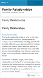 Mobile Screenshot of familyrelationshipss.wordpress.com