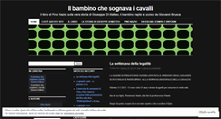 Desktop Screenshot of ilbambinochesognavaicavalli.wordpress.com