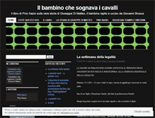 Tablet Screenshot of ilbambinochesognavaicavalli.wordpress.com
