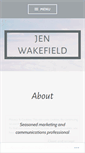 Mobile Screenshot of jenwakefield.wordpress.com