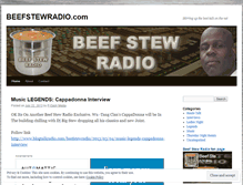 Tablet Screenshot of beefstewradio.wordpress.com