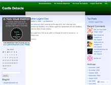 Tablet Screenshot of castledebacle.wordpress.com