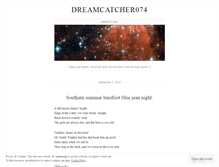 Tablet Screenshot of dreamcatcher074.wordpress.com