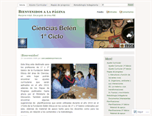 Tablet Screenshot of cienciasbelenprimerciclo.wordpress.com