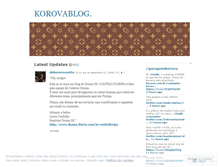 Tablet Screenshot of korovablog.wordpress.com