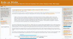 Desktop Screenshot of gobsonsticks.wordpress.com