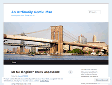 Tablet Screenshot of ordinarilygentleman.wordpress.com