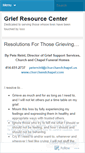 Mobile Screenshot of griefresourcecenter.wordpress.com