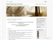 Tablet Screenshot of griefresourcecenter.wordpress.com