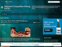 Tablet Screenshot of obsessivecompulsivedining.wordpress.com