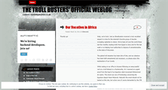 Desktop Screenshot of internettrollbusters.wordpress.com