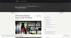 Desktop Screenshot of kedoya.wordpress.com
