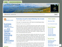 Tablet Screenshot of carolinamarketing.wordpress.com