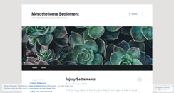 Desktop Screenshot of mesotheliomasettlement12.wordpress.com