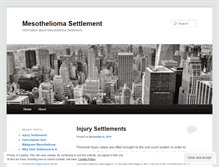 Tablet Screenshot of mesotheliomasettlement12.wordpress.com