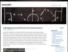 Tablet Screenshot of larsenalfc.wordpress.com