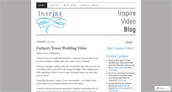 Desktop Screenshot of inspirevideoblog.wordpress.com