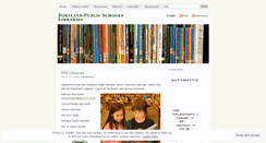 Desktop Screenshot of portlandlibraries.wordpress.com