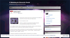 Desktop Screenshot of elmetablogeducacionsocial.wordpress.com