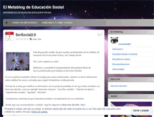 Tablet Screenshot of elmetablogeducacionsocial.wordpress.com