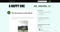 Desktop Screenshot of ahappyone.wordpress.com