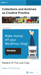 Mobile Screenshot of collectingseminar.wordpress.com