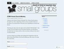 Tablet Screenshot of ccmvhousechurch.wordpress.com