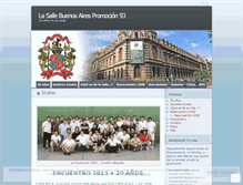 Tablet Screenshot of lasallanos1993.wordpress.com