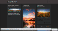 Desktop Screenshot of fullframesensor.wordpress.com
