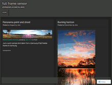 Tablet Screenshot of fullframesensor.wordpress.com