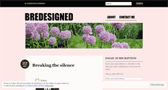 Desktop Screenshot of bredesigned.wordpress.com