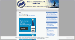 Desktop Screenshot of justbreathing.wordpress.com