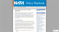 Desktop Screenshot of nataspolicyplaybook.wordpress.com
