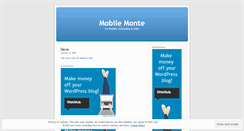 Desktop Screenshot of mobilemonte.wordpress.com