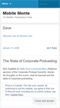 Mobile Screenshot of mobilemonte.wordpress.com