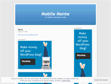 Tablet Screenshot of mobilemonte.wordpress.com