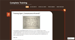 Desktop Screenshot of completetraining.wordpress.com