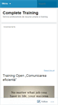Mobile Screenshot of completetraining.wordpress.com
