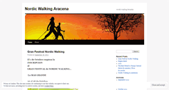 Desktop Screenshot of nordicwalkingaracena.wordpress.com