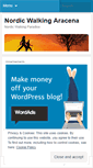 Mobile Screenshot of nordicwalkingaracena.wordpress.com