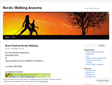 Tablet Screenshot of nordicwalkingaracena.wordpress.com