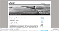 Desktop Screenshot of latgola.wordpress.com