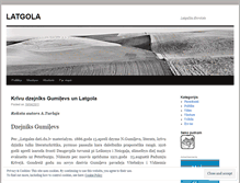 Tablet Screenshot of latgola.wordpress.com