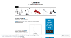 Desktop Screenshot of luceplan.wordpress.com